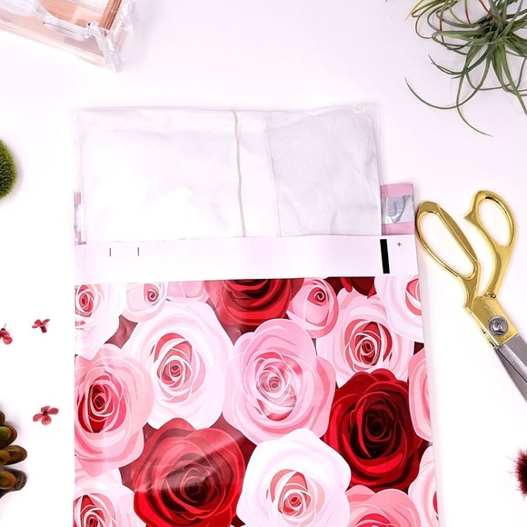 50 10X13 Rose Poly Mailers PRICE IS FIRM - Picture 6 of 8